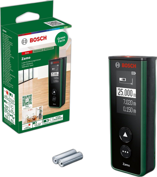 Bosch Zamo IV Laser-Entfernungsmesser mit Verpackung