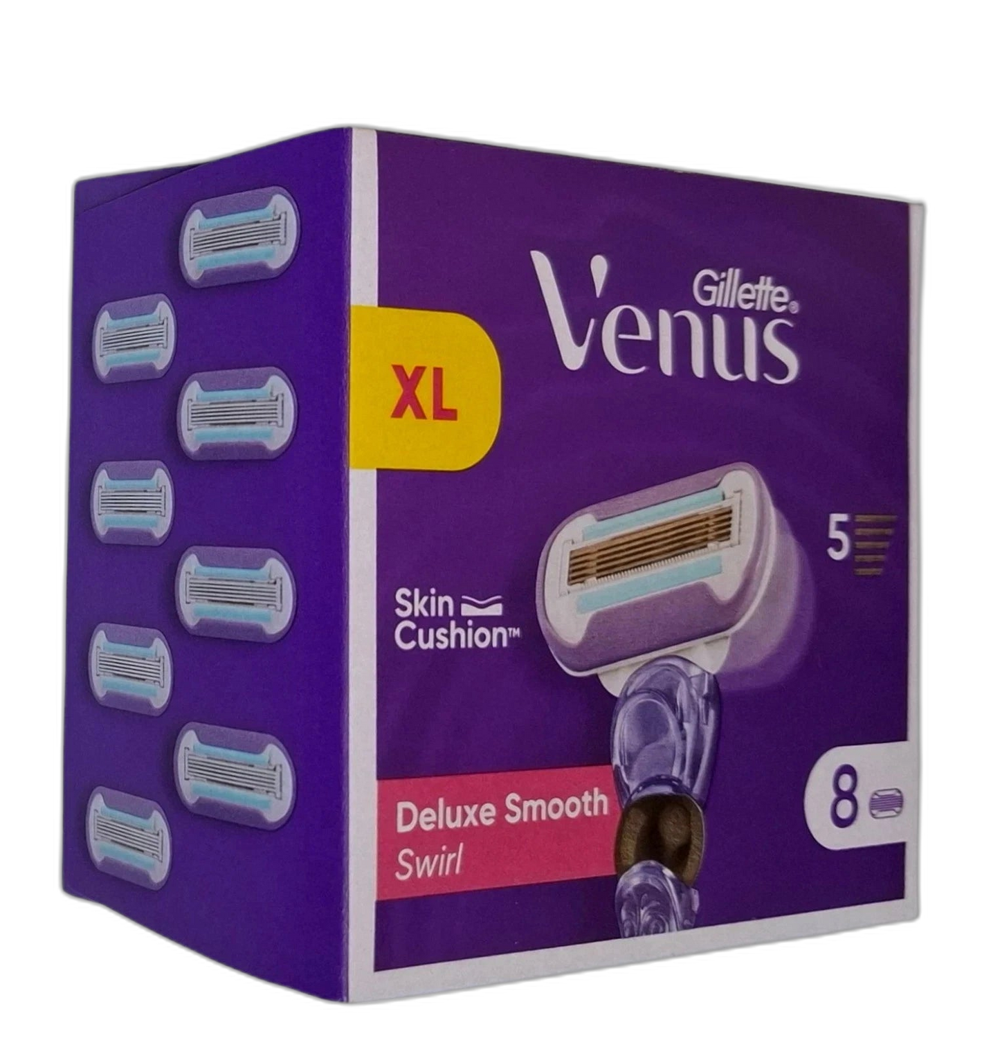 Gillette Venus Extra Smooth Swirl Ersatzklingen, 8 Stück