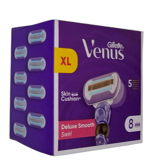 Gillette Venus Extra Smooth Swirl Ersatzklingen, 8 Stück