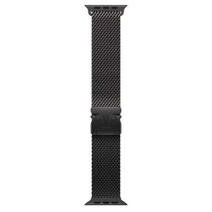 Apple Watch Armband 49 mm Milanaise Titan Schwarz Small S MK0F4ZM/A