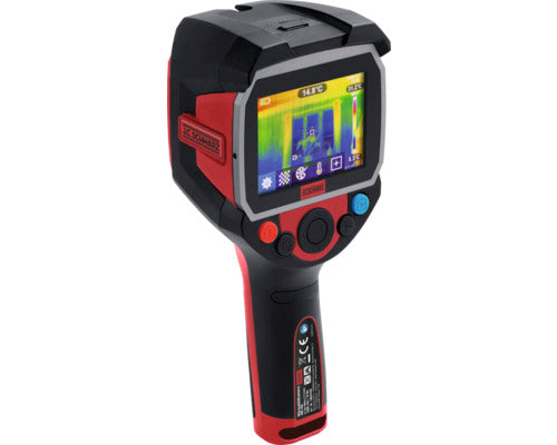 JC Schwarz Wärmebildkamera mit Infrarotsensor und 3,5" Farbdisplay IP 65 inkl. Z