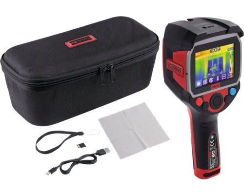 JC Schwarz Wärmebildkamera mit Infrarotsensor und 3,5" Farbdisplay IP 65 inkl. Z