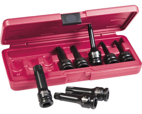 WGB 1/2" Torx Krafteinsatz-Garnitur 8-tlg