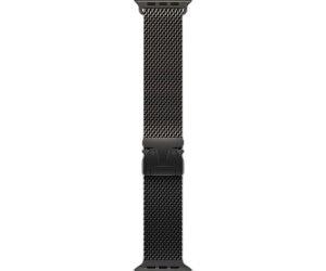 Apple 49mm Milanaise Armband Titan Schwarz L
