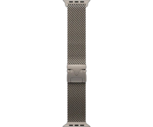 Apple 49mm Milanaise Armband Titan Natur L