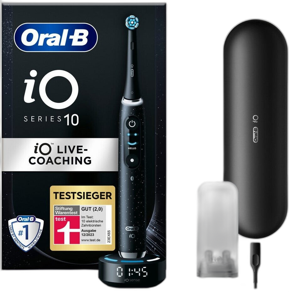 Oral-B iO Series 10 elektrische Zahnbürste, Cosmic Black