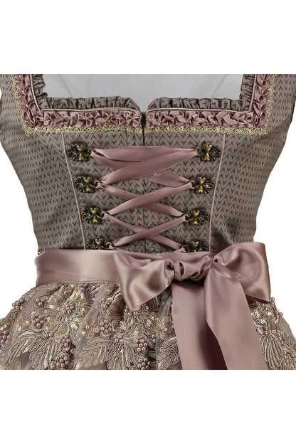 Krüger Dirndl Leya Kollektion MADL 419268 50 cm Rocklänge braun