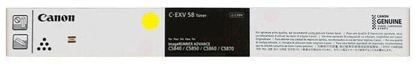 Canon C-EXV 58L Y Gelb Toner