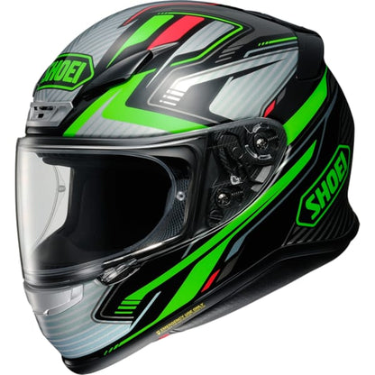 Shoei NXR Stab TC-4 Motorrad-Helm XXL grün / Schwarz
