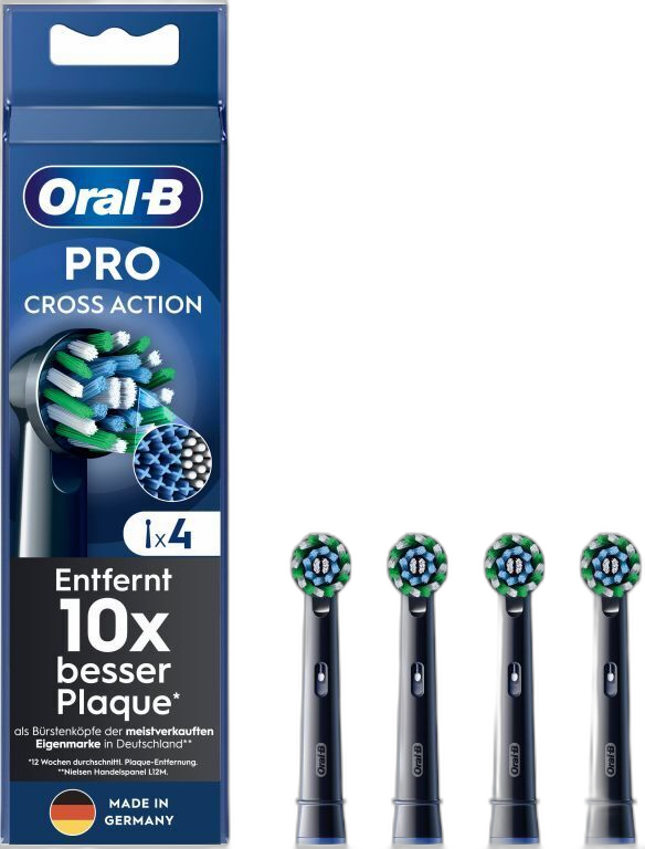 Braun Oral-B CrossAction Aufsteckbürsten, 4 Stück