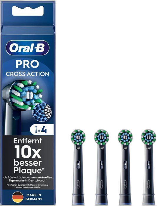 Braun Oral-B CrossAction Aufsteckbürsten, 4 Stück