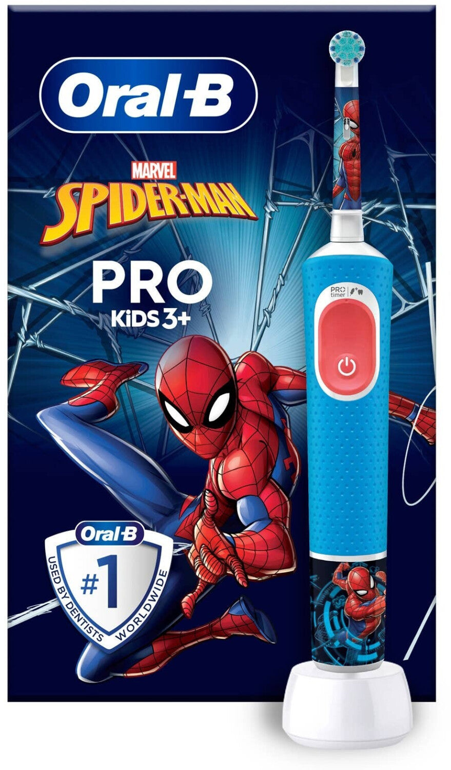 Oral-B Pro Kids elektrische Kinderzahnbürste 3+ Frozen/Spider-Man Edition