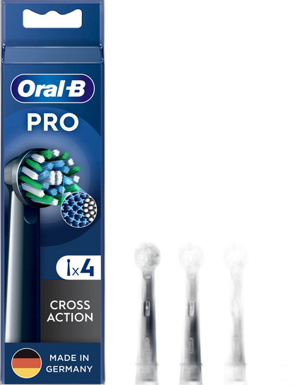 Oral-B CrossAction Aufsteckbürsten 4 Stück, CleanMaximiser