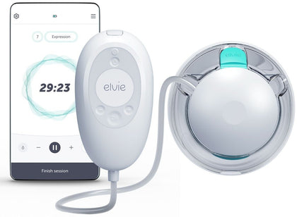 elvie Stride 2 elektrische Milchpumpe, tragbar, freihand