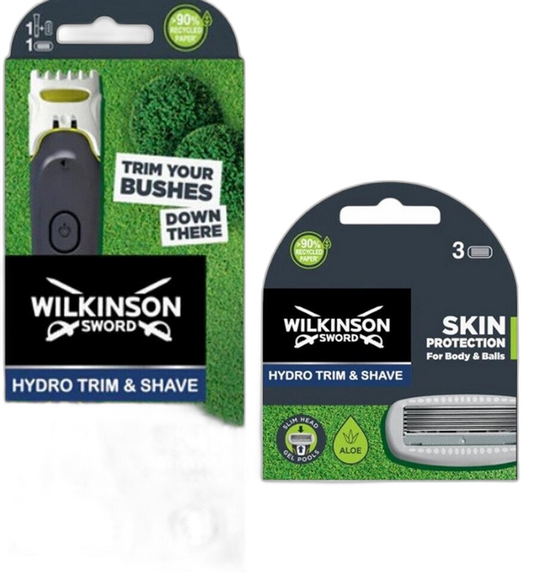 Wilkinson Hydro Trim & Shave Rasierer mit Trimmer