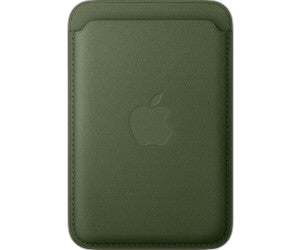 Apple iPhone Feingewebe Wallet mit MagSafe Moosgrün