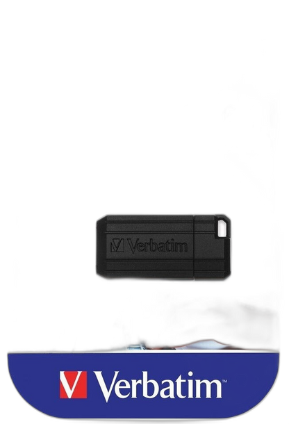 Verbatim PinStripe 64GB, 64 GB, USB 2.0, Drehring, 9.22 mm, 21 mm, 54 mm