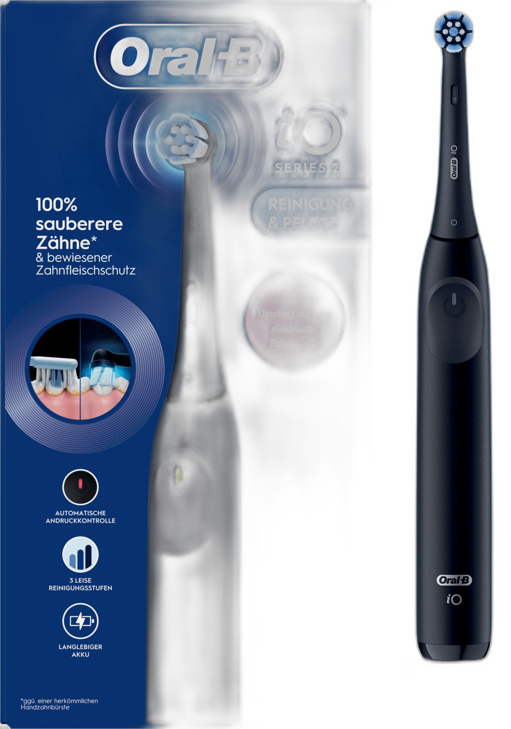Braun Oral-B iO Series 2 elektrische Zahnbürste mit Druckkontrolle