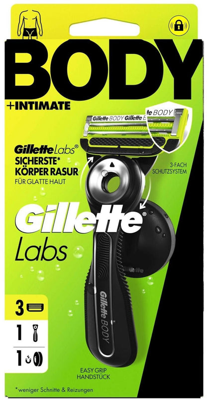 Gillette Labs Body & Intimate Rasierer Herren Intimrasierer
