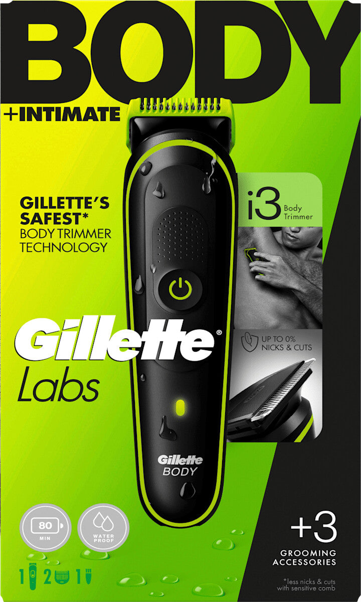 Gillette Labs Body + Intimate Trimmer i3