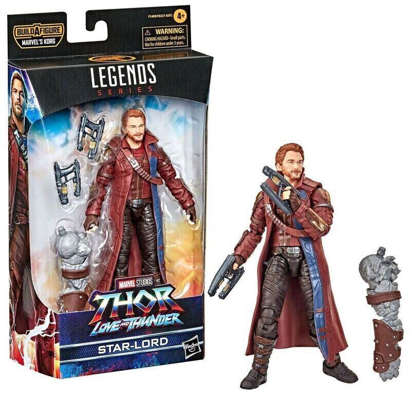 Hasbro Thor: Love and Thunder Marvel Legends Series Actionfigur 2022 Marvel's Korg BAF #5: Star-Lord 15 cm HASF1409