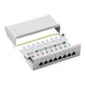 S-Conn Patch Panel, 8 Port, Kat.5e, Metallgehäuse, RAL