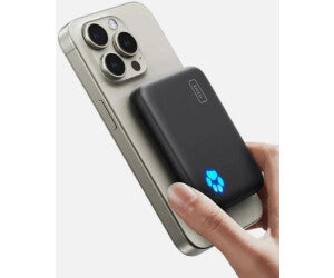 INIU Magsafe Powerbank 10000mAh 20W Magnetische Externe Batterie USB C in&Out Wireless Hundepfote LED