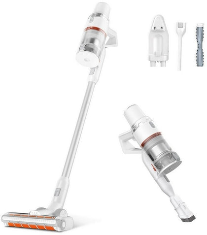 JASHEN S16E Akku Staubsauger mit HEPA 13 Filter, 22000 Pa Saugleistung, 40 Min Laufzeit, 600ml XL Staubtank, Zubehör-Set, Wandhalterung, beutellos, kabellos, Stabstaubsauger für Teppiche, Matratzen