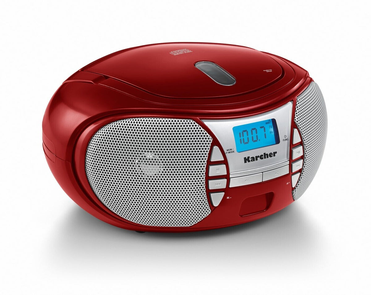 Karcher RR 5025 CD-Player UKW-Radio rot