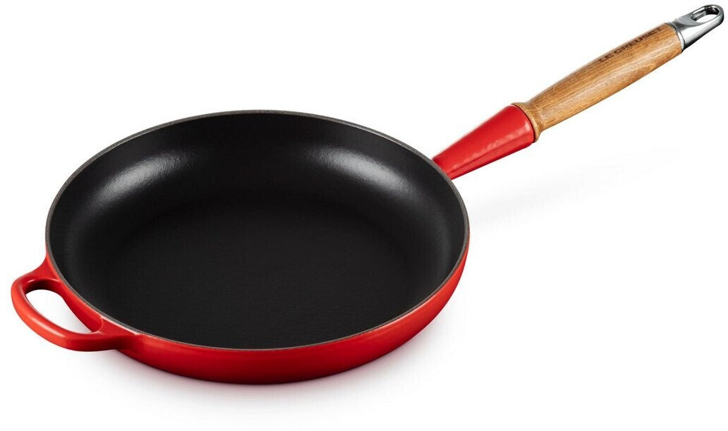 Le Creuset Signature Bratpfanne mit Holzgriff 26 cm kirschrot