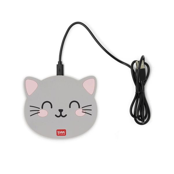 Legami Kabellose Aufladestation - Katze (Kätzchen) Ladestation - Neu & OVP