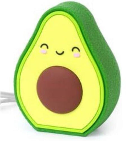 Legami - Tragbares Ladegerät, My Super Power, wiederaufladbarer Akku, 8,8 x 10,6 cm, Avocado-Thema, USB/Micro-USB-Ladekabel für die Powerbank in 4 Stunden enthalten, Kapazität 4800 mAh