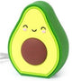 Legami - Tragbares Ladegerät, My Super Power, wiederaufladbarer Akku, 8,8 x 10,6 cm, Avocado-Thema, USB/Micro-USB-Ladekabel für die Powerbank in 4 Stunden enthalten, Kapazität 4800 mAh