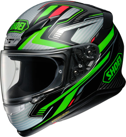Shoei NXR Stab TC-4 Motorrad-Helm XXL grün / Schwarz