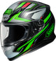 Shoei NXR Stab TC-4 Motorrad-Helm XXL grün / Schwarz