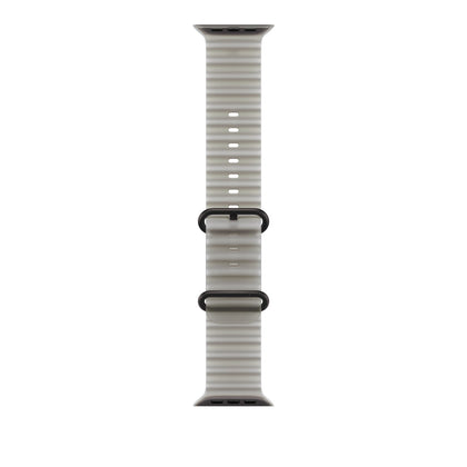 Apple Watch Armband Ocean 49 mm Grau Titan Schwarz MKAQ4ZM/A