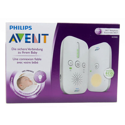 Philips AVENT SCD502/26 DECT Babyphone Weiß