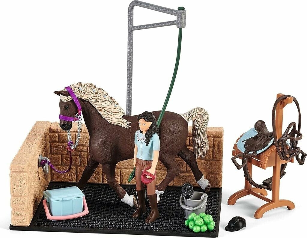 Schleich Waschplatz mit HORSE CLUB Emily & Luna