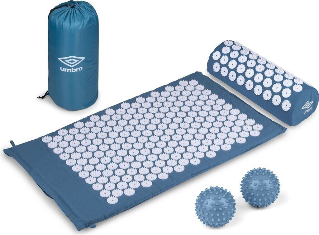 Umbro Akupressurmatte mit Kissen blau