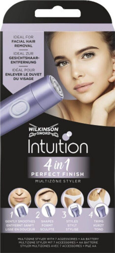 Wilkinson Sword Intuition 4in1 Perfect Finish Trimmer/Former, Batteriebetrieb